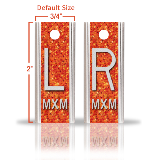 Elite Orange Glitter Marker